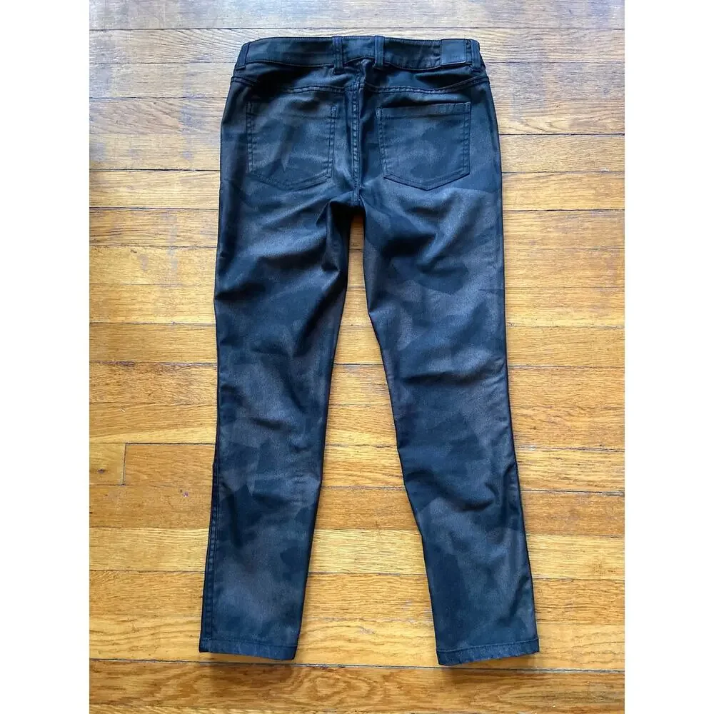 ECRU Low-Rise Camo/Black Reversible Stretch Pants sz 29